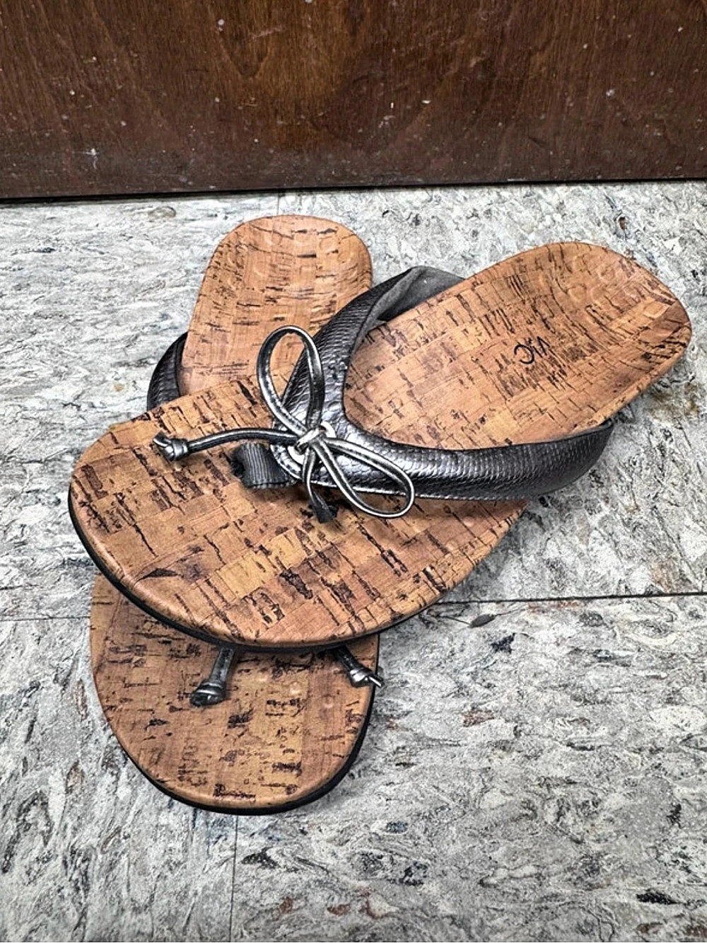 Vionic Cassie Women's Brown & Silver Sandals US 9
